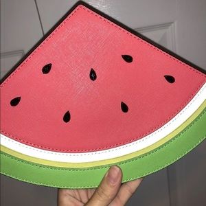 KATE SPADE WATERMELON CLUTCH BAG